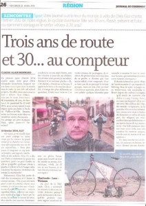 Trois ans de route et 30... Au compteur 1