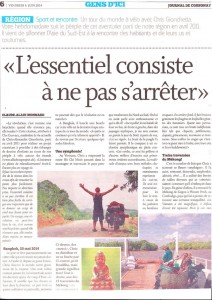 L'essentiel consiste à ne pas s'arrêter 1
