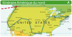 Carte du voyage en europe et asie