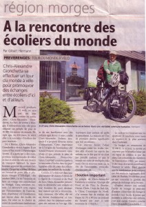 rencontre avec les écoles