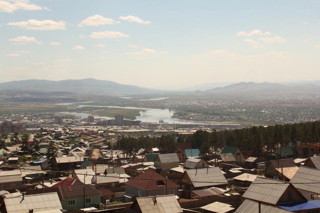 Ulan-Ude vue d'en-haut