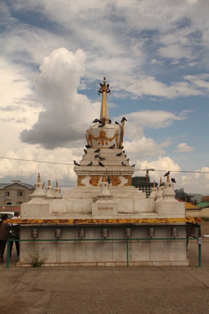 Stupa dans un temple d’Oulan-Bator